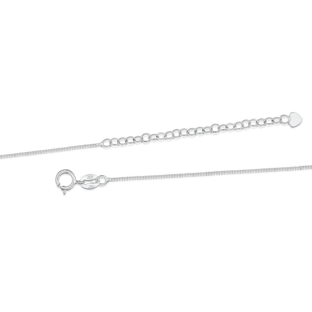 Shrieking Violet Silver Necklace - Poppy - Tapered Oval
