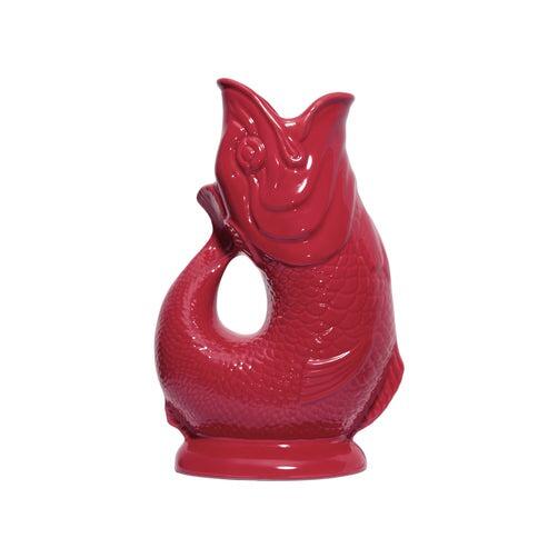 The Original Gluggle Jug Extra Large Cranberry 1.2L 27cm tall