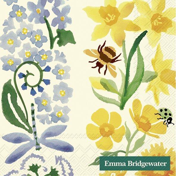 Emma Bridgewater - Napkins - Cocktail - Wildflowers Cream