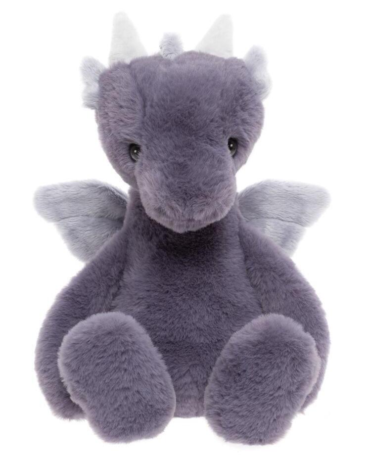 Charlie Bears Draco Dragon Soft Lavender 34cm