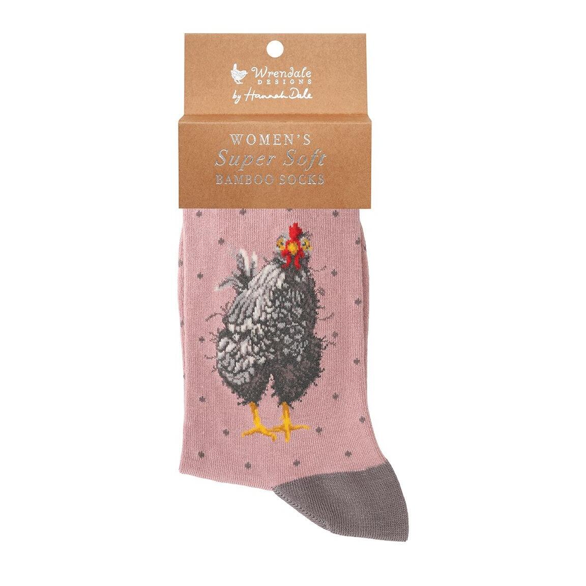 Wrendale - Ladies Socks - Chicken - Curious Hen