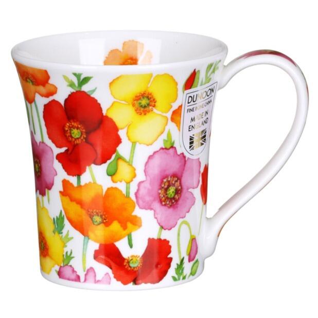 Dunoon Jura Shape - Floral Fiesta Poppy Mug - Boxed