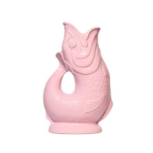 The Original Gluggle Jug Extra Large Baby Pink 1.2L 27cm tall
