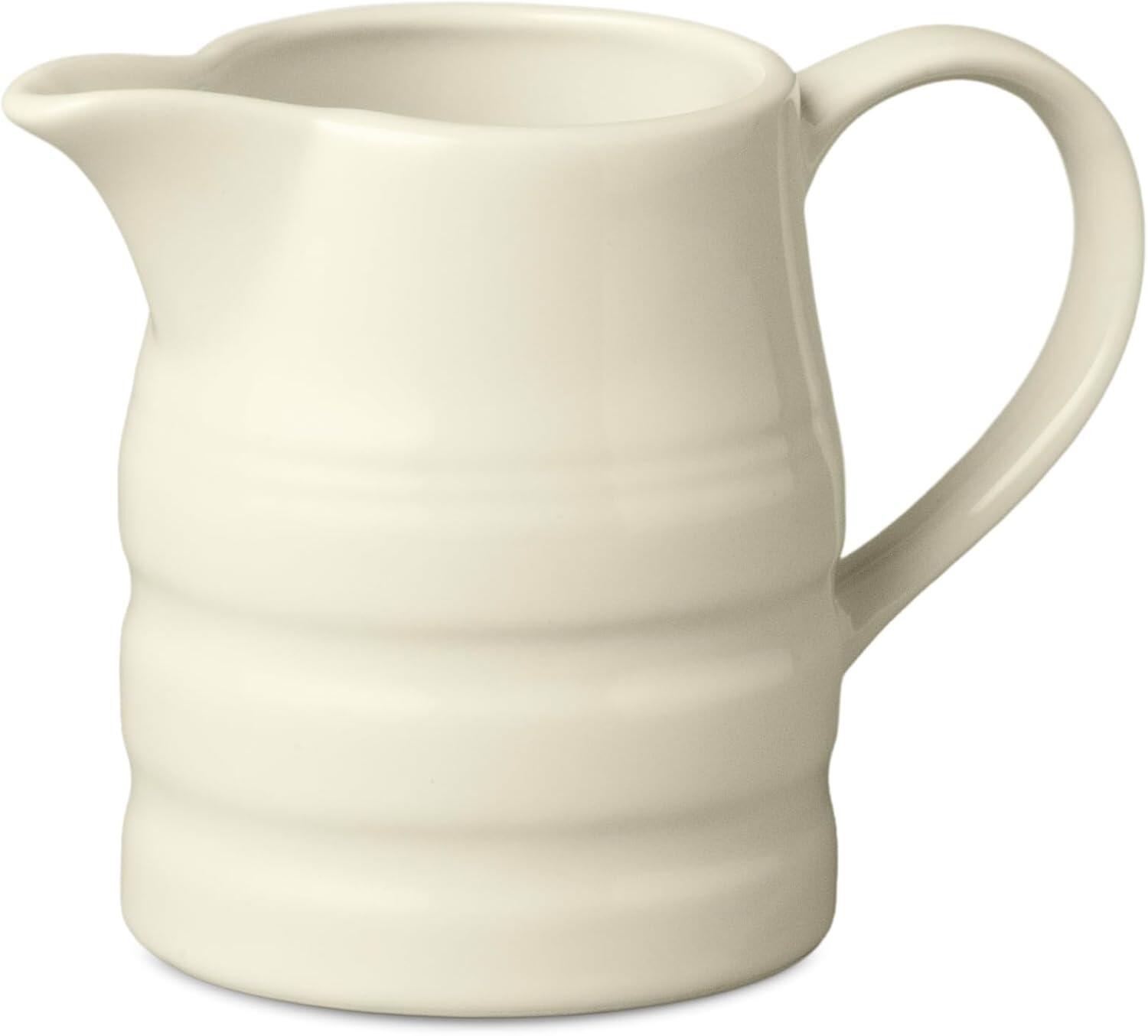 W M Bartleet & Sons Churn Jug 0.5 Pint Pastel Cream