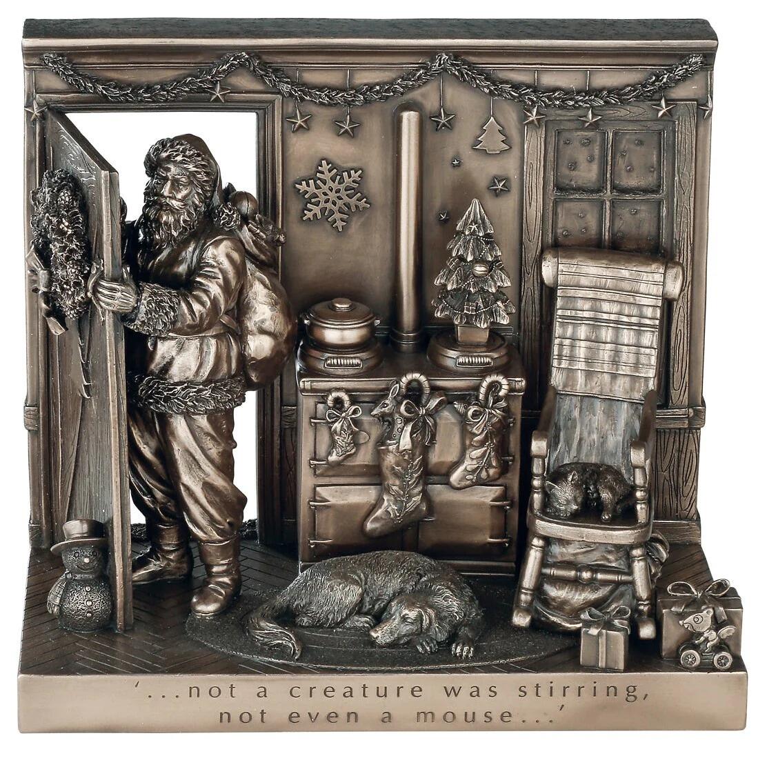 Genesis Fine Arts - Not a Creature was Stirring Christmas Scene