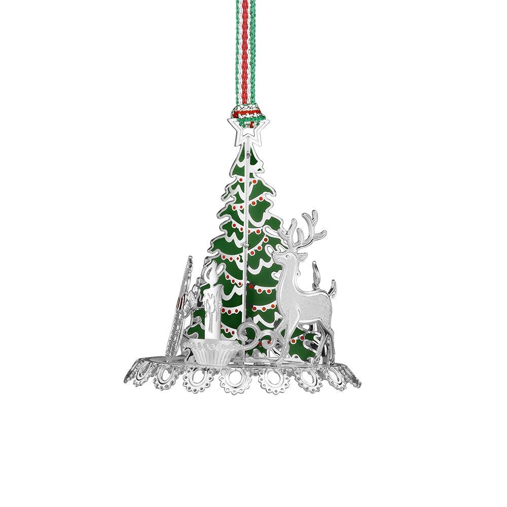Newbridge Silverware Snowman Carousel Christmas Tree Decoration