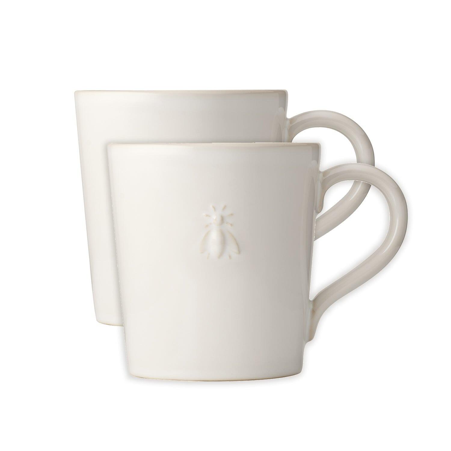 La Rochere - Bee Mug Large 520ml Cream Set of 2