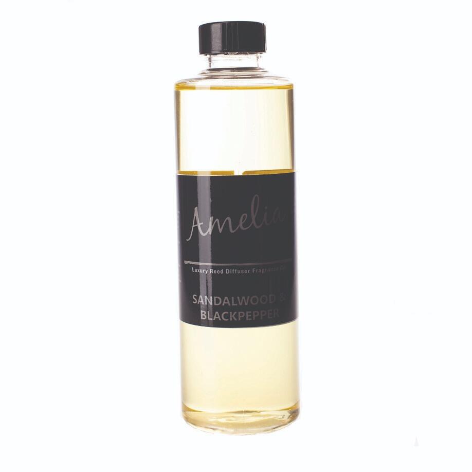 Amelia Reed Diffuser Oil 250ml Sandalwood Black Pepper