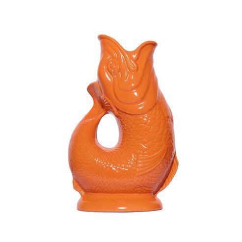 The Original Gluggle Jug Extra Large Orange 1.2L 27cm tall