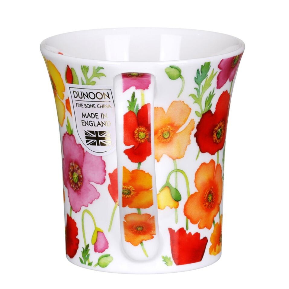 Dunoon Jura Shape - Floral Fiesta Poppy Mug - Boxed