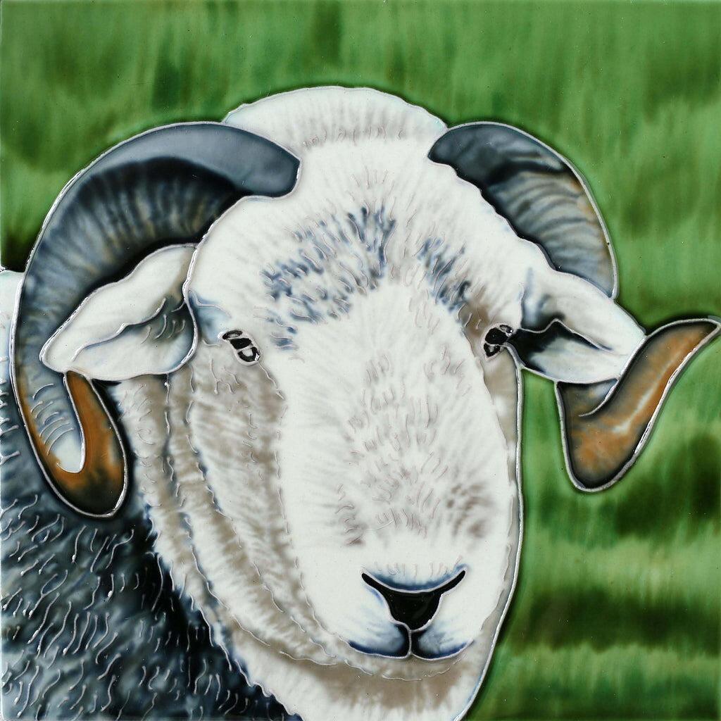 Benaya Ceramic Art Tile 20cm x 20cm - Ram