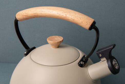 La Cafetiere Steel Whistling Kettle 1.6L Latte