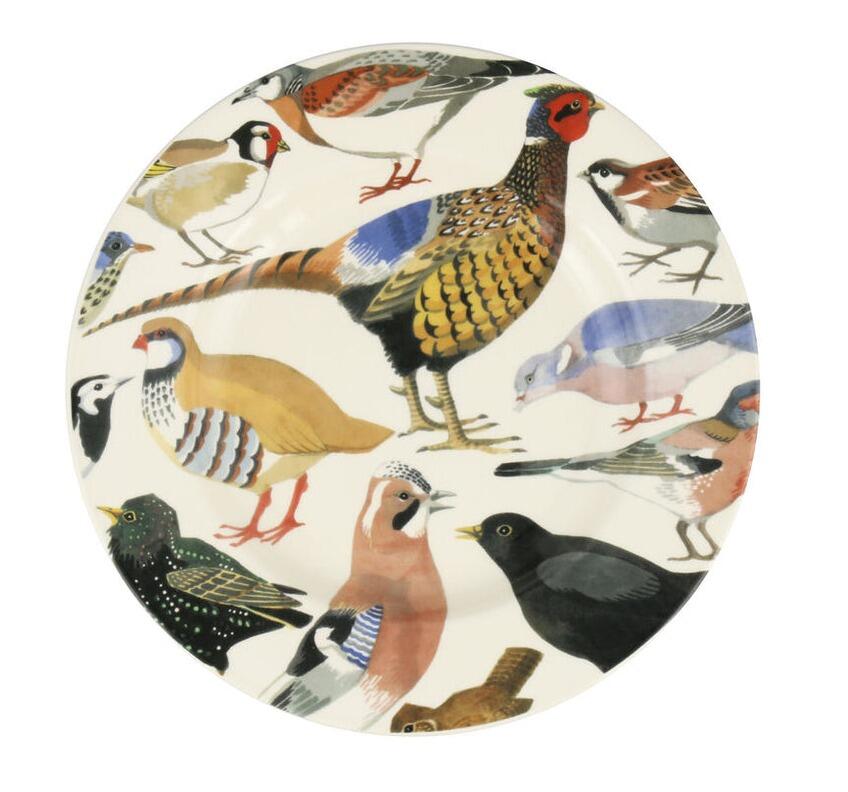 Emma Bridgewater British Birds Medium Dinner Plate 8.5 Inch