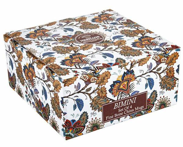 Heritage Bone China - Bimini Mugs - Set of 4 Gift Boxed