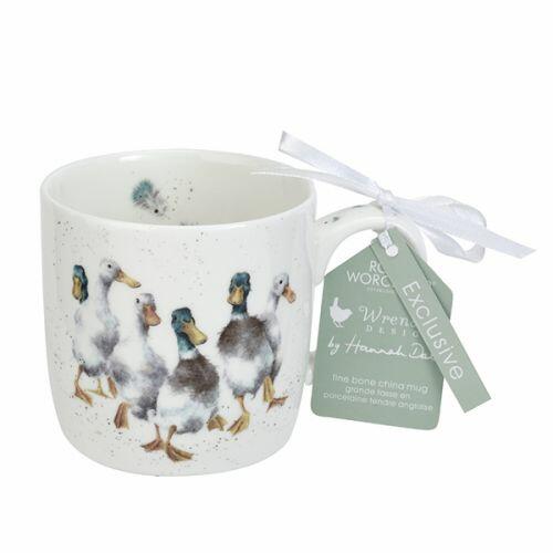 Royal Worcester Wrendale Designs - Mug 0.31L - Quackers Ducks