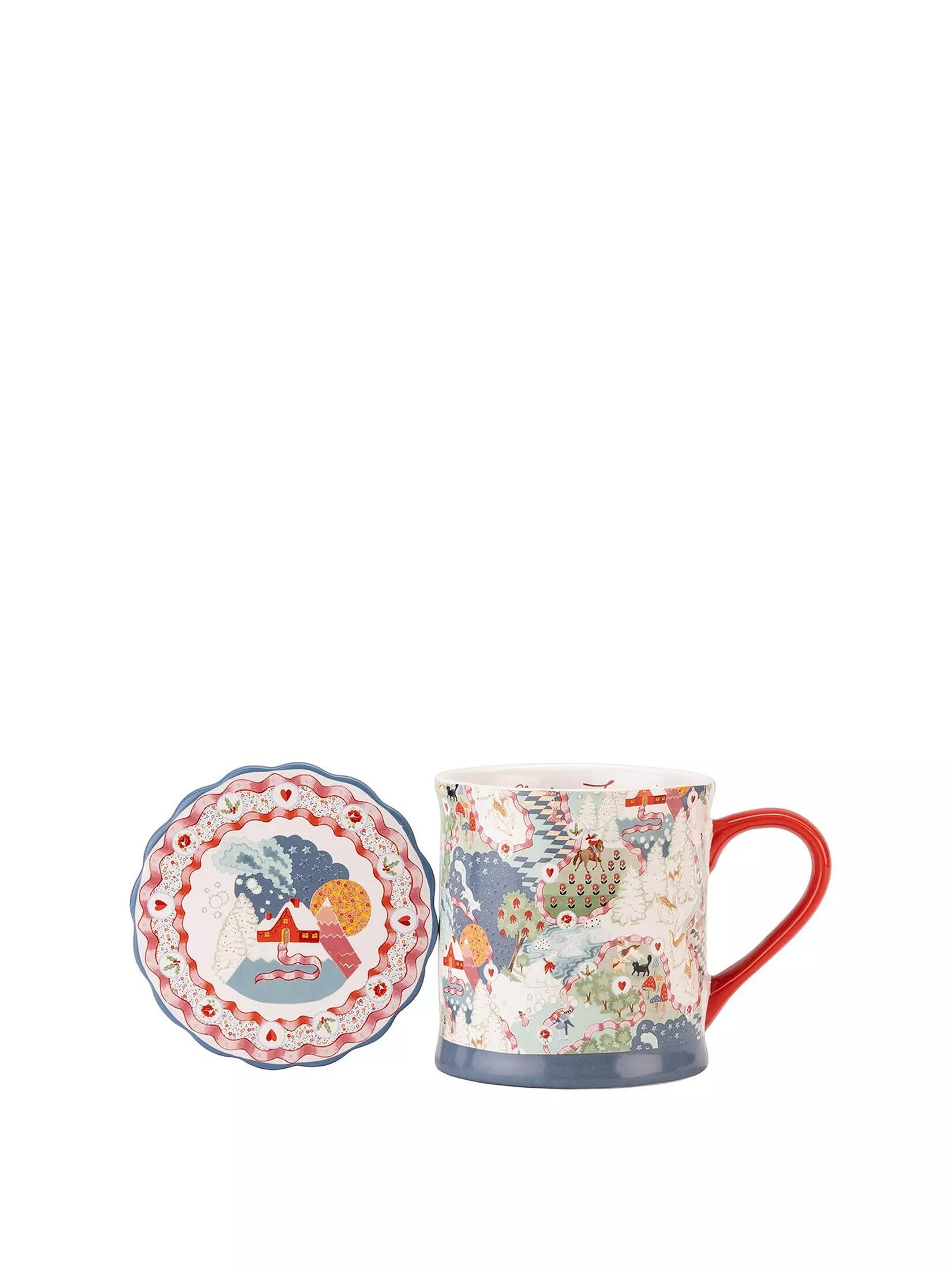 Cath Kidston Xmas Journey Mug & Coaster