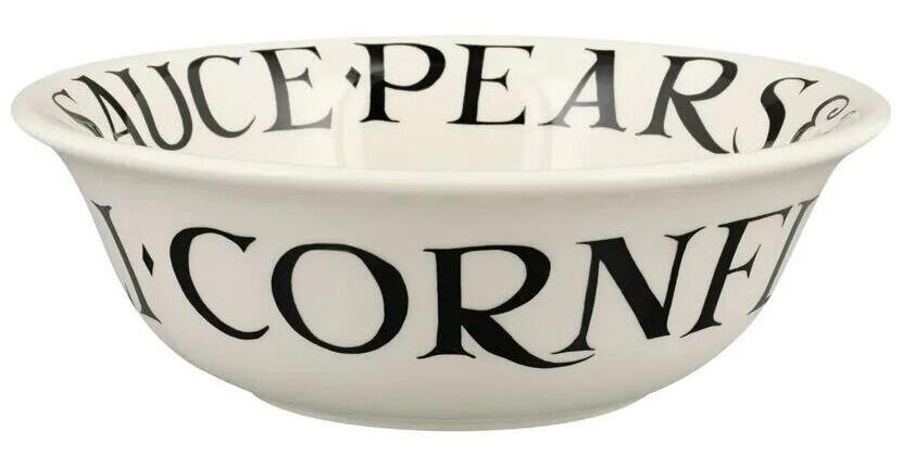 Emma Bridgewater Black Toast Cereal Bowl 16.5cm