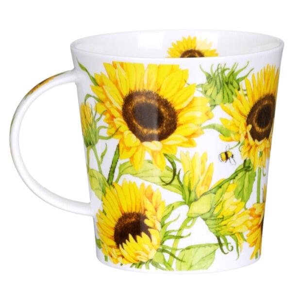 Dunoon Cairngorm Shape Mug - Beautiful Blooms - Sunflower - Boxed