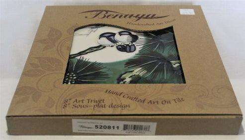 Benaya Ceramic Art Tile 20cm x 20cm - Lovebirds