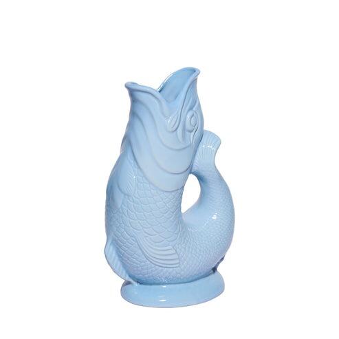 The Original Gluggle Jug Extra Large Pale Blue 1.2L 27cm tall