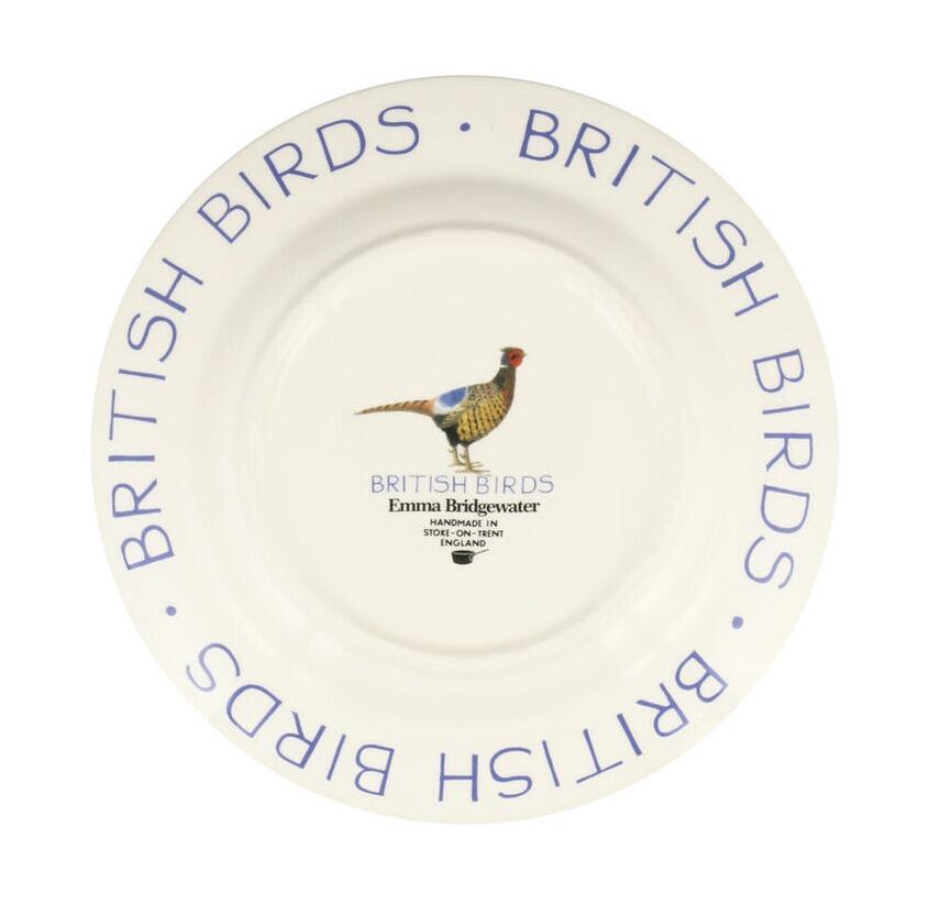 Emma Bridgewater British Birds Medium Dinner Plate 8.5 Inch