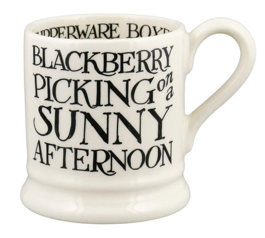 Emma Bridgewater Black Toast Blackberry Half Pint Mug