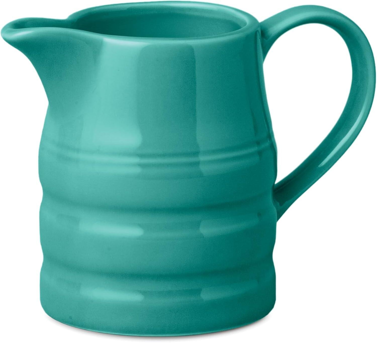 W M Bartleet & Sons Churn Jug 0.5 Pint Sea Green