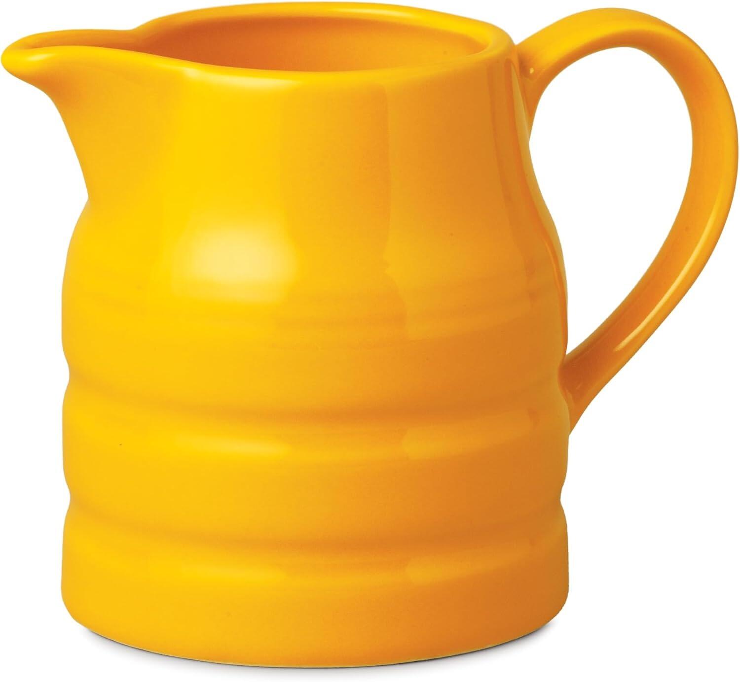 W M Bartleet & Sons Churn Jug 1 Pint Turmeric Yellow