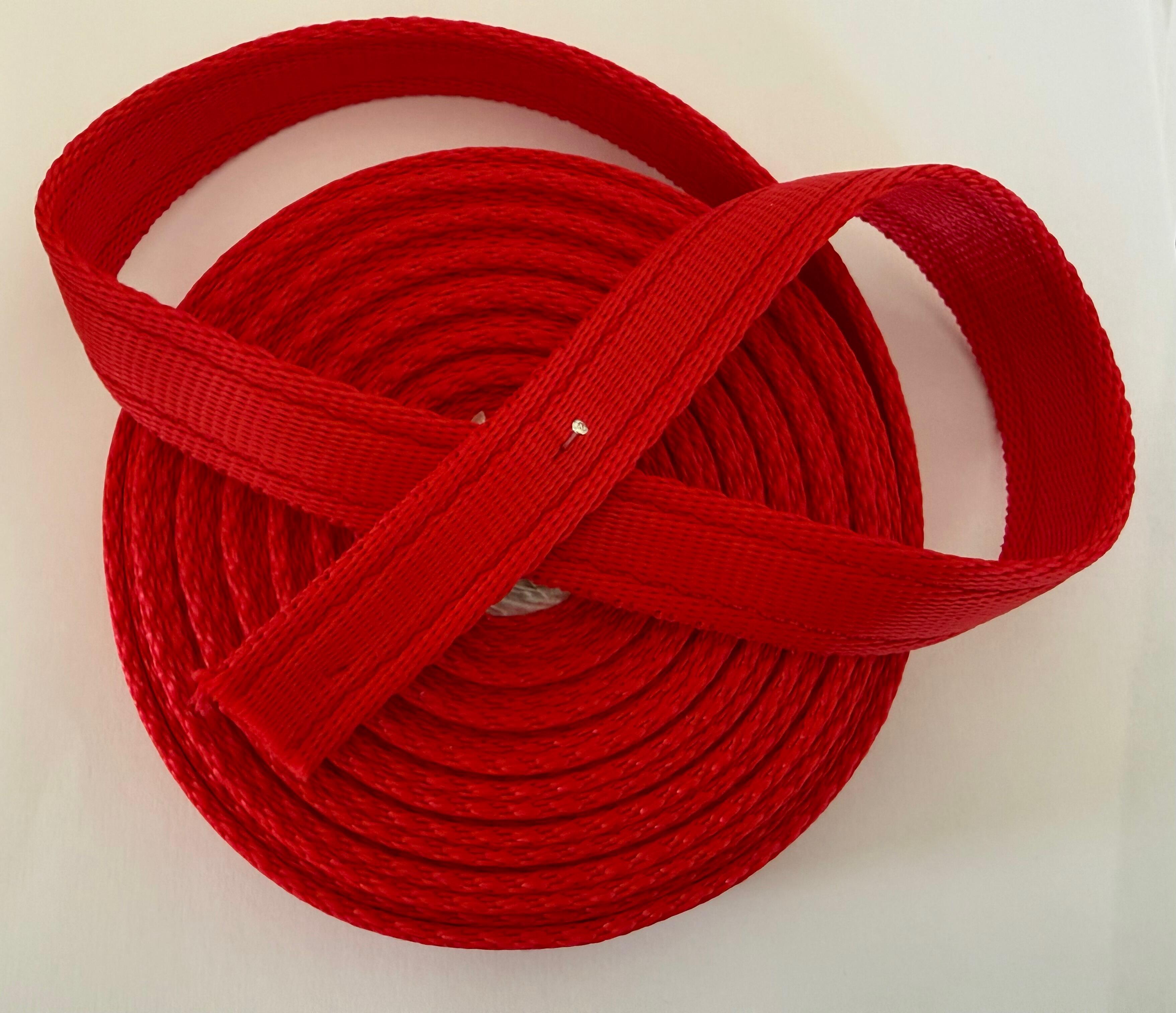 Red cushion webbing