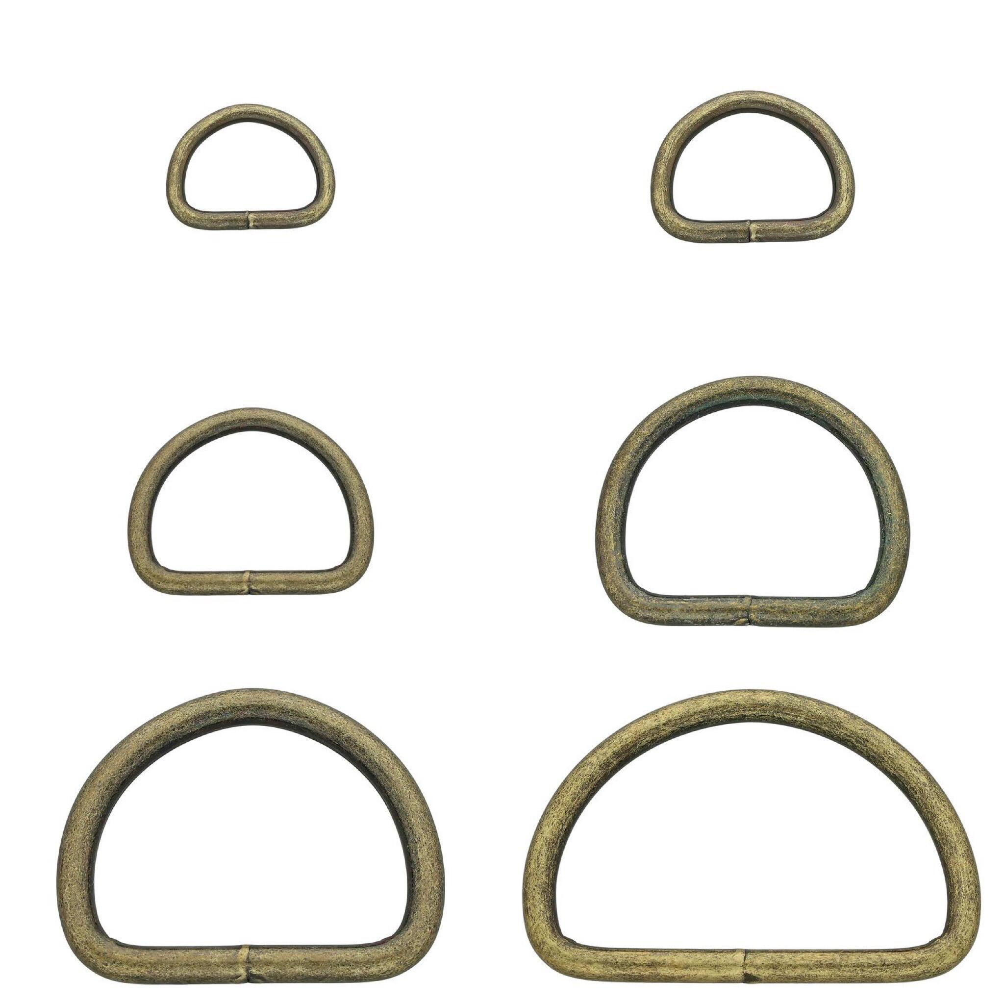 Antique Brass D Ring