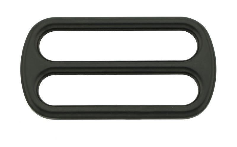 Black wide mouth triglide