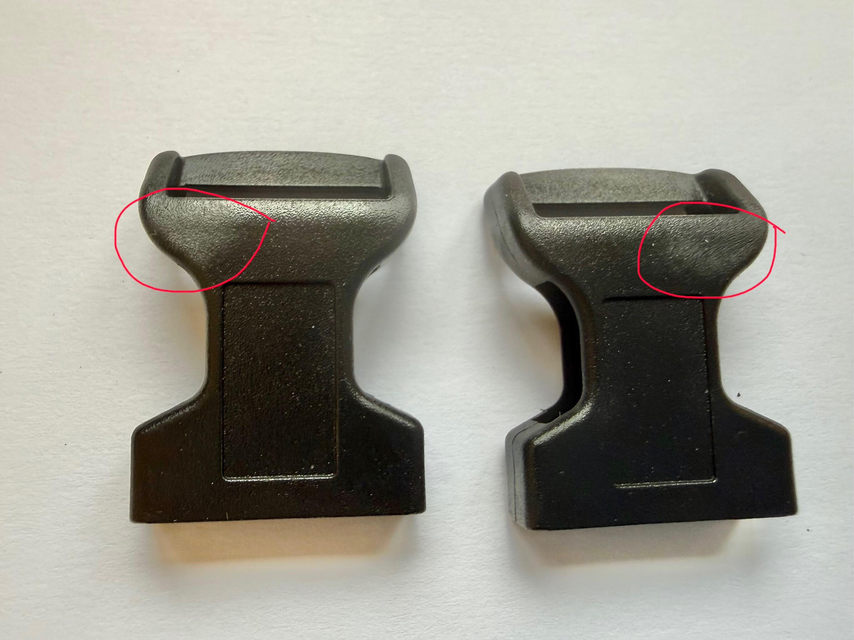 blemished 20mm buckle