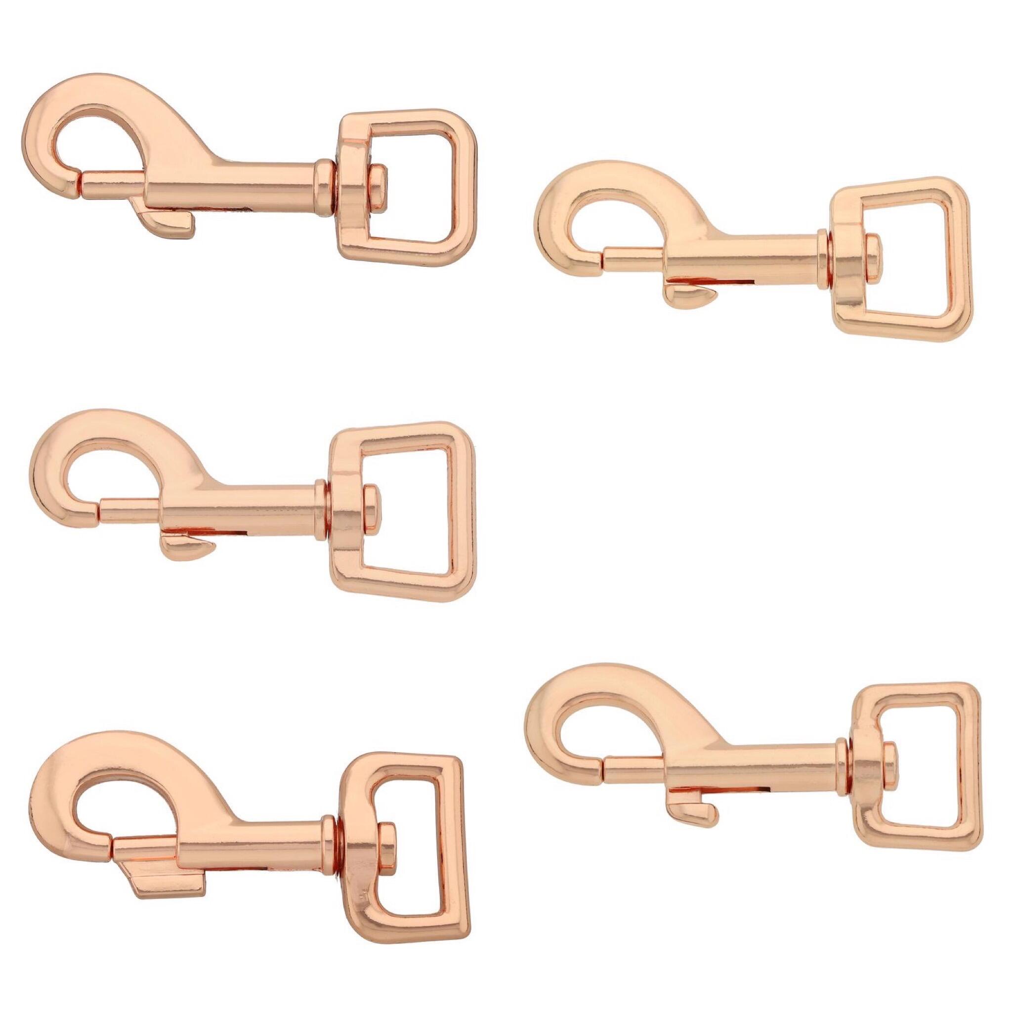 Rose gold trigger hook