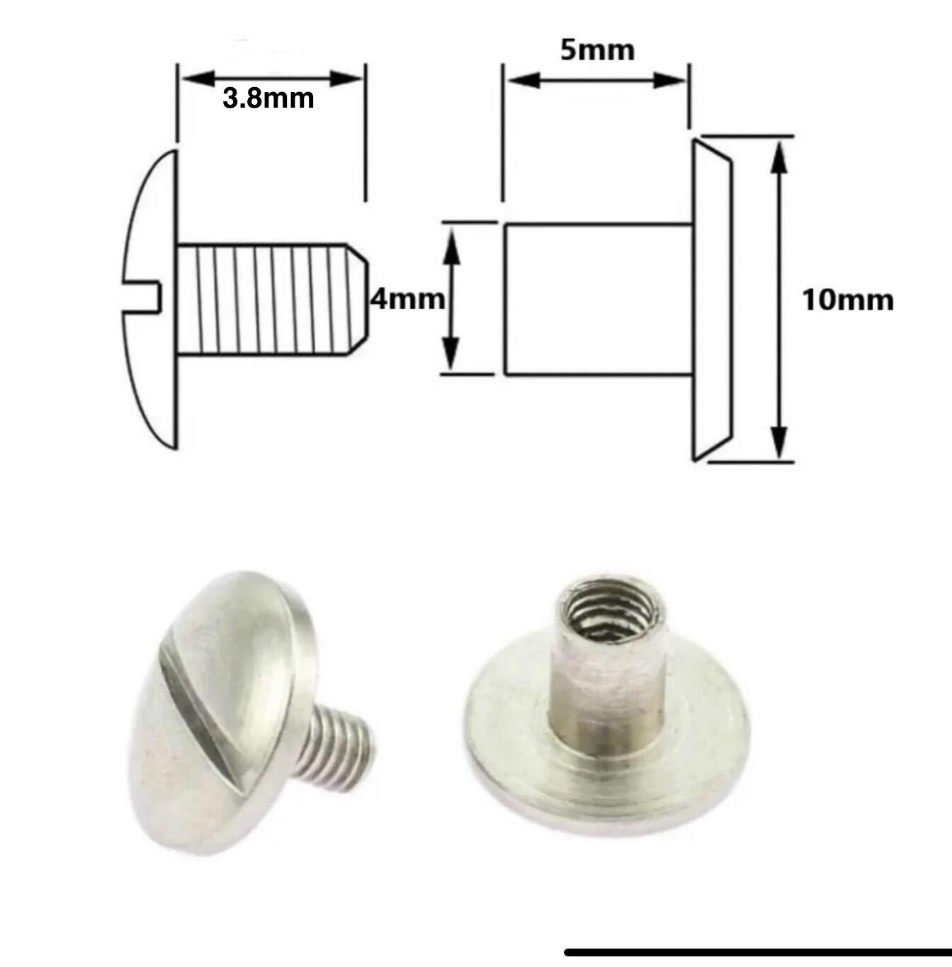 Stainless steel Chicago screw