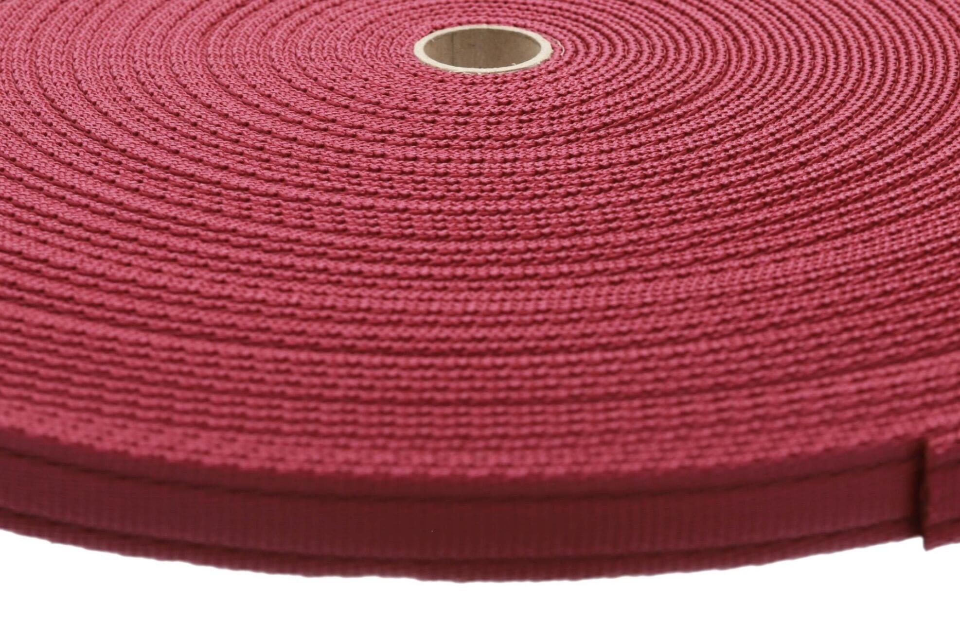 Burgundy cushion webbing