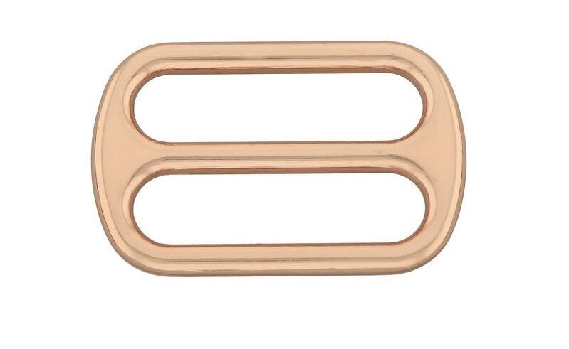 Rose gold wide mouth triglide