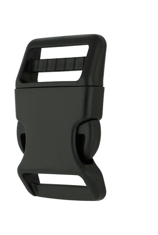 Heavy duty curved side release buckle