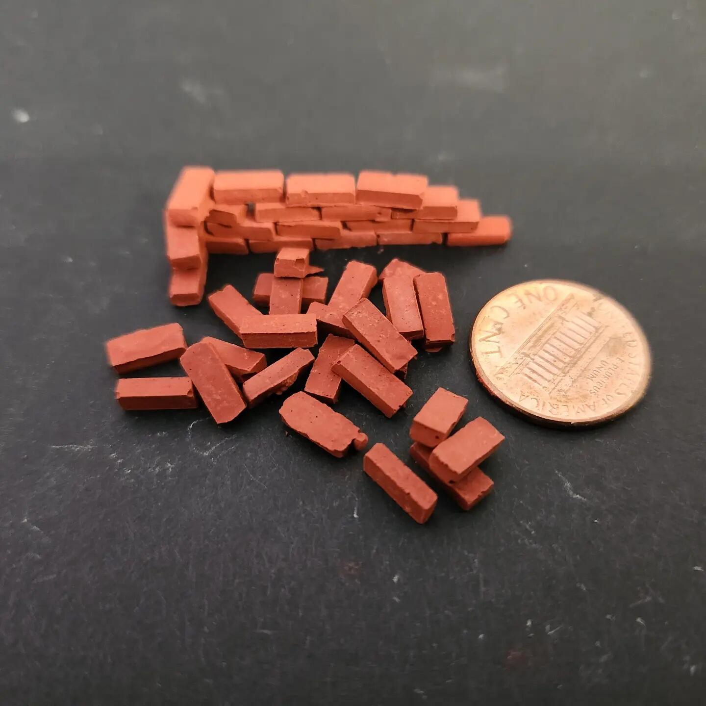 1/24 scale, 1:24 scale red brick