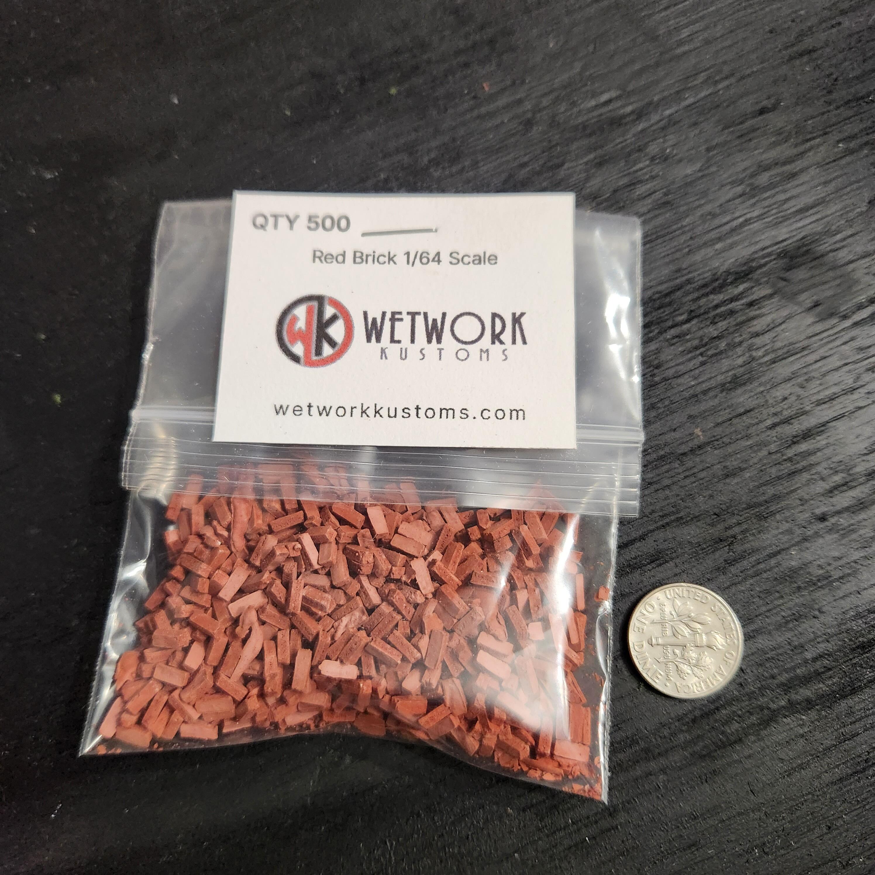 1/44 scale, 1:64 scale red brick