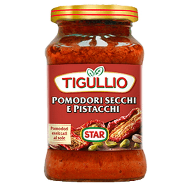 Pesto with Sundried Tomato Pistachios