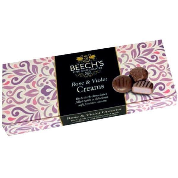 Beech's Rose Violet Creams Chocolates
