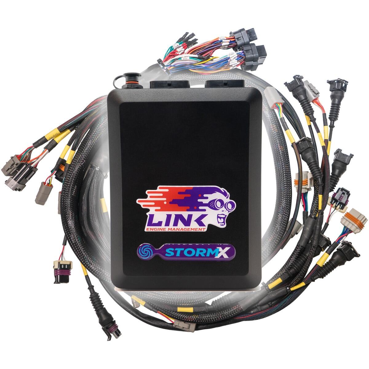 Link ECU G4X StormX ECU + Terminated LS Engine Harness Drive-by-Cable Bundle - 108-9000B