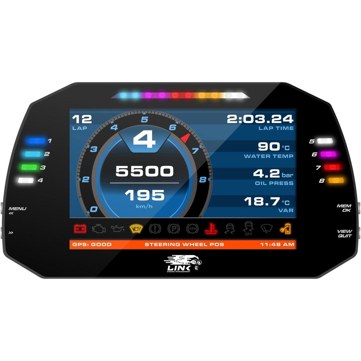 Link ECU LINK MXG Strada Light 7-inch Dash - Race Edition - 100-0179