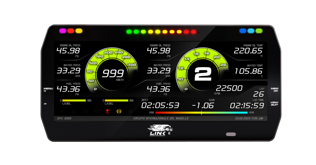 Link ECU LINK MXT Strada 10-inch Dash - Race Edition - 100-0177
