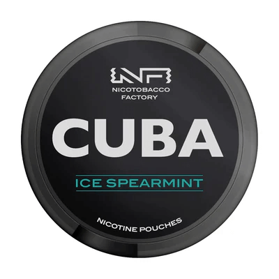 Cuba Black Nicotine Pouches Ice Spearmint