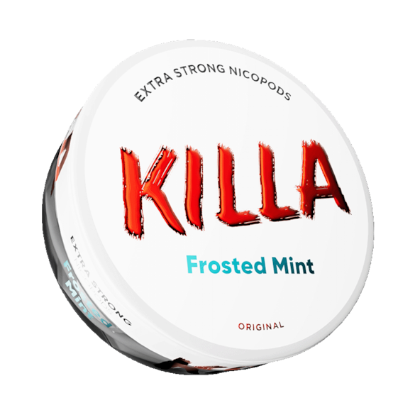 Killa Frosted Mint Slim Nicotine Pouches Extra Strong