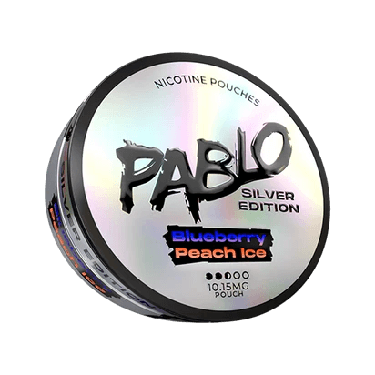 Pablo Silver Edition Nicotine Pouch – Blueberry Ice Peach