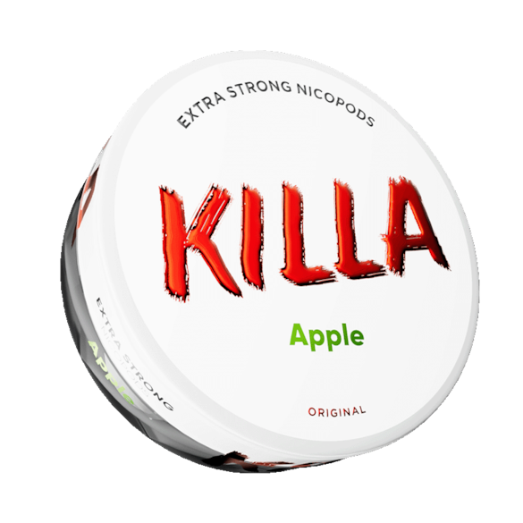 Killa Apple Slim Nicotine Pouches Extra Strong