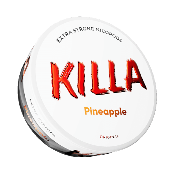 Killa Pineapple Slim Nicotine Pouches Extra Strong