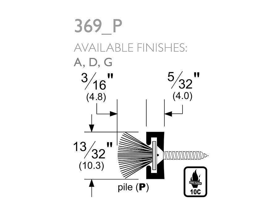 Pemko 369_P | Meeting Stile Gasketing - Cut Sheet